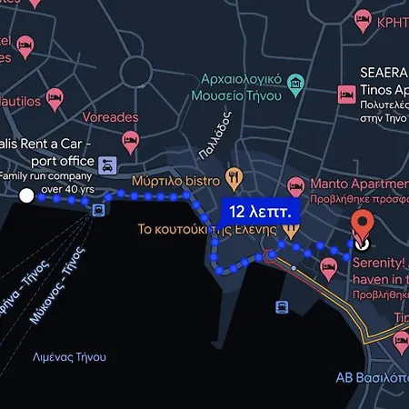 Alani House Apartament Wyspa Tinos